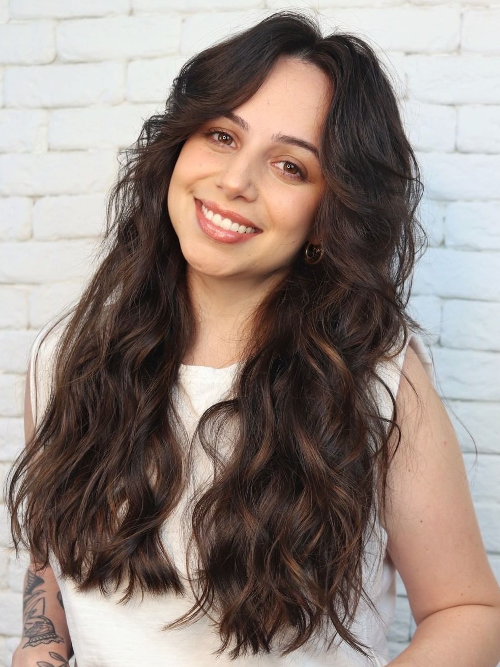 Long Waves and Face-Framing Bangs